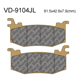 Sintered Metal Pad VD‑9104JL の外観画像
